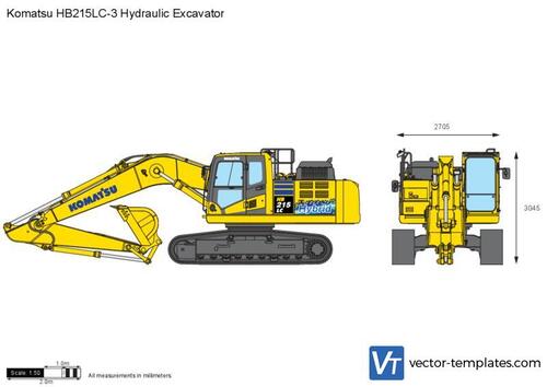 Komatsu HB215LC-3 Hydraulic Excavator