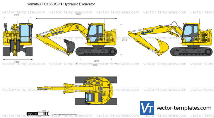 Komatsu PC138US-11 Hydraulic Excavator