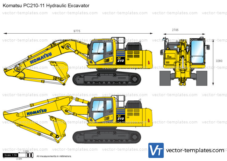 Komatsu PC210-11 Hydraulic Excavator