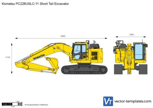 Komatsu PC228USLC-11 Short Tail Excavator