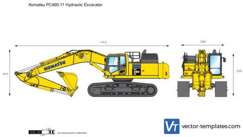 Komatsu PC490-11 Hydraulic Excavator