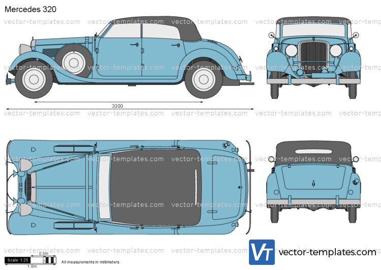 Mercedes-Benz 320 Convertible W142