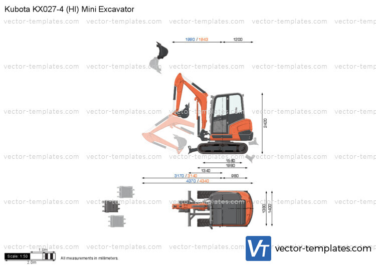 Kubota KX027-4 (HI) Mini Excavator