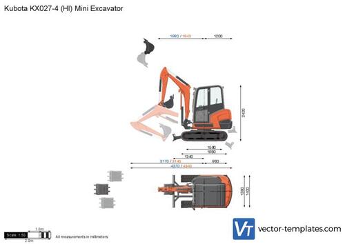 Kubota KX027-4 (HI) Mini Excavator