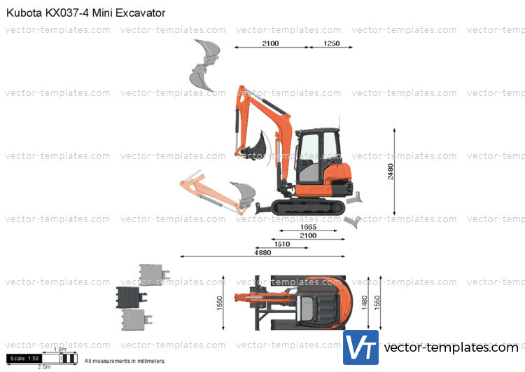 Kubota KX037-4 Mini Excavator