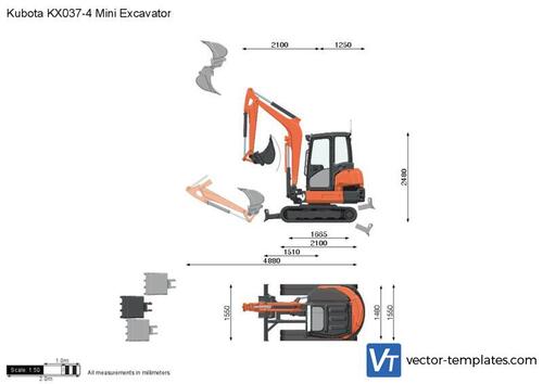 Kubota KX037-4 Mini Excavator