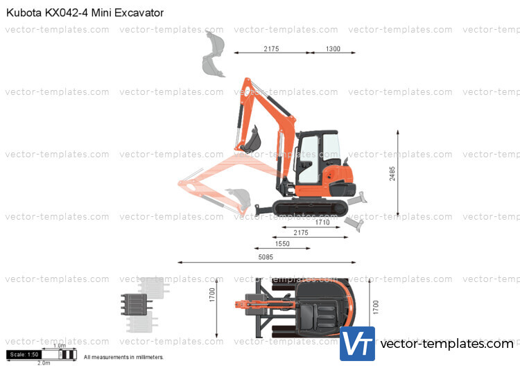 Kubota KX042-4 Mini Excavator