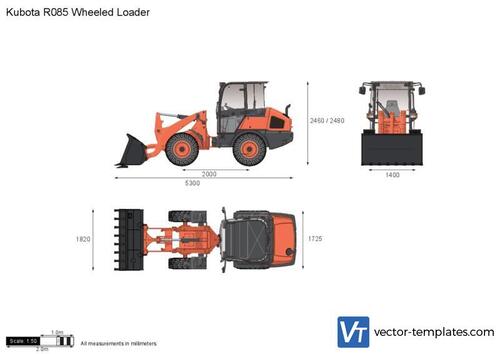 Kubota R085 Wheeled Loader