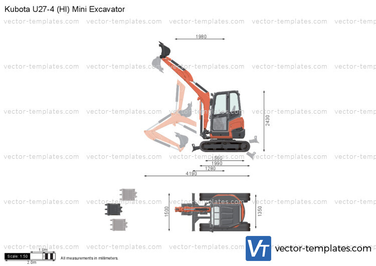 Kubota U27-4 (HI) Mini Excavator