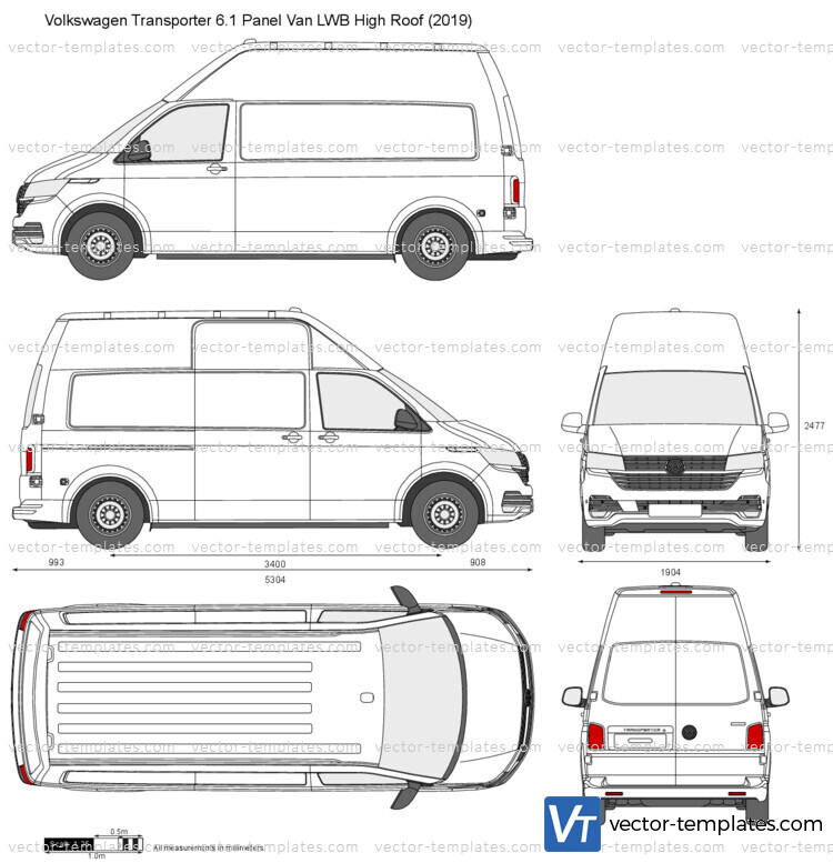 Volkswagen Transporter T6.1 Panel Van LWB High Roof