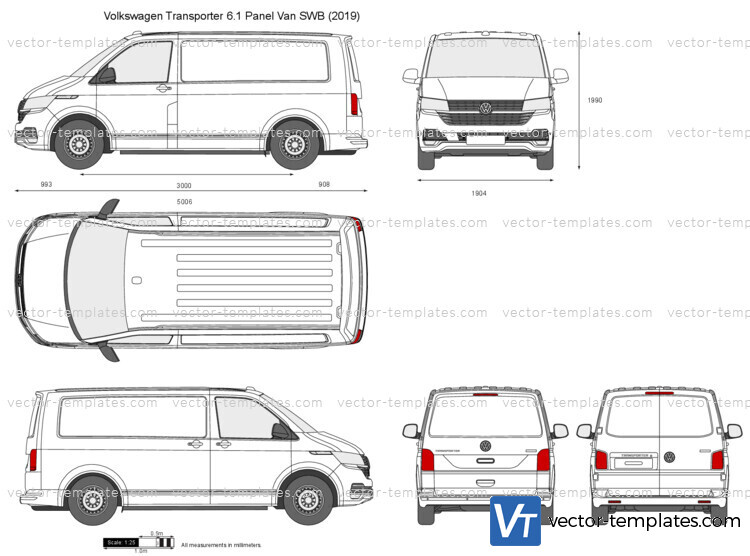 Volkswagen Transporter T6.1 Panel Van SWB