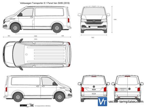 Volkswagen Transporter T6.1 Panel Van SWB