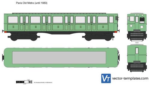 Paris Old Metro (until 1983)