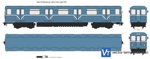 Saint-Petersburg metro train type Ezh