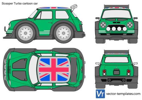 Scooper Turbo cartoon car