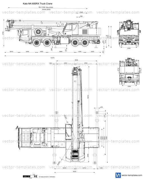 Kato NK-600RX Truck Crane