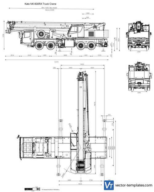 Kato NK-600RX Truck Crane