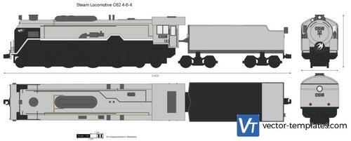 Steam Locomotive C62 4-6-4