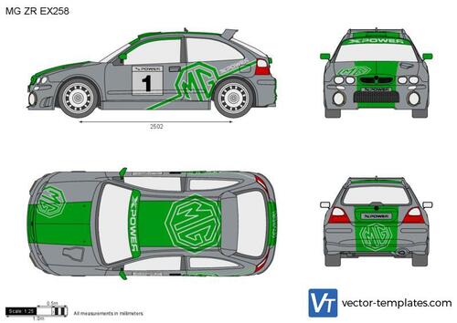 MG ZR EX258