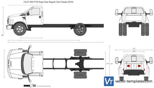 Ford F-650 F750 Super Duty Regular Cab Chassis