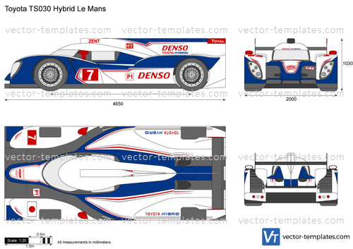 Toyota TS030 Hybrid Le Mans