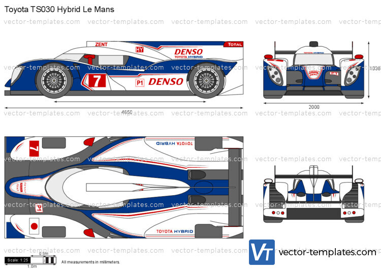 Toyota TS030 Hybrid Le Mans