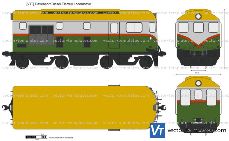 [SRT] Davenport Diesel Electric Locomotive