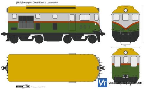 [SRT] Davenport Diesel Electric Locomotive