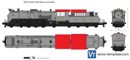 [SRT] Pacific CX50 Steam Locomotive