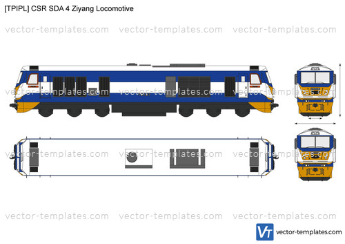 [TPIPL] CSR SDA 4 Ziyang Locomotive