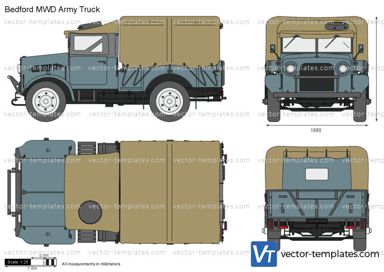 Bedford MWD Army Truck