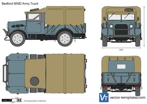 Bedford MWD Army Truck