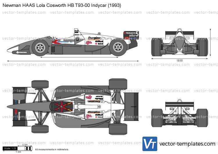 Newman HAAS Lola Cosworth HB T93-00 Indycar