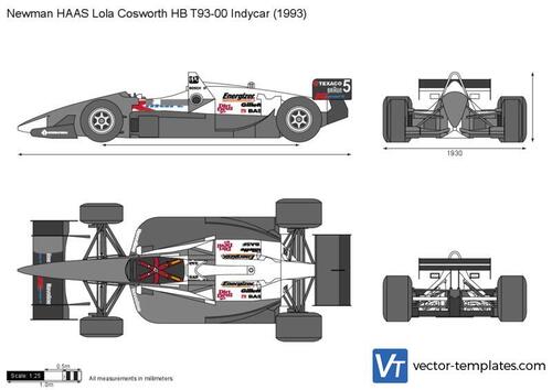 Newman HAAS Lola Cosworth HB T93-00 Indycar