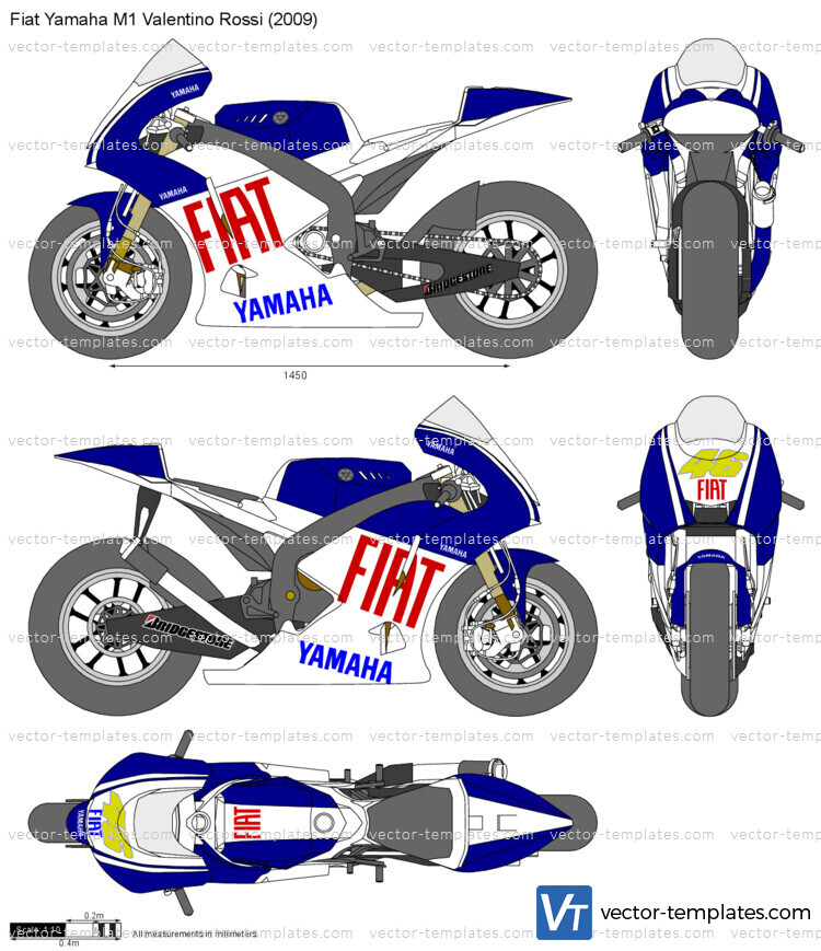 Fiat Yamaha M1 Valentino Rossi