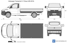 Volkswagen Transporter 6.1 Pickup LWB
