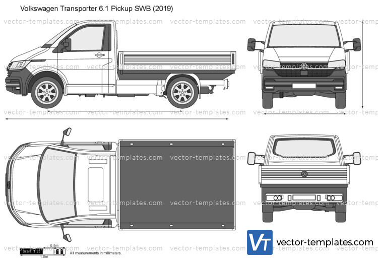 Volkswagen Transporter 6.1 Pickup SWB