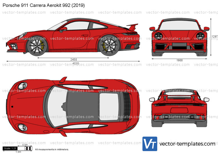 Porsche 911 Carrera Aerokit 992