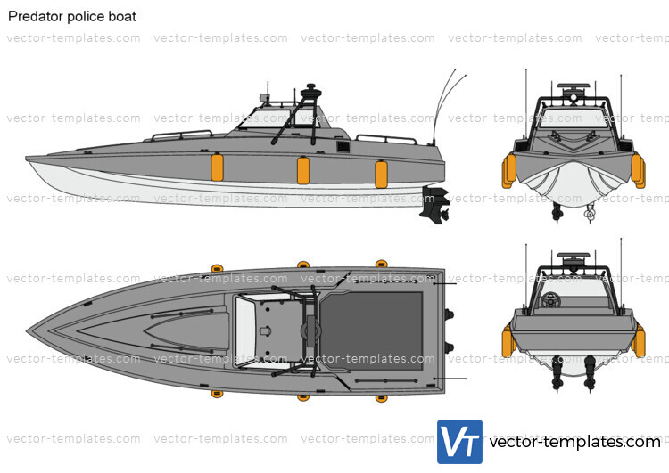 Predator police boat