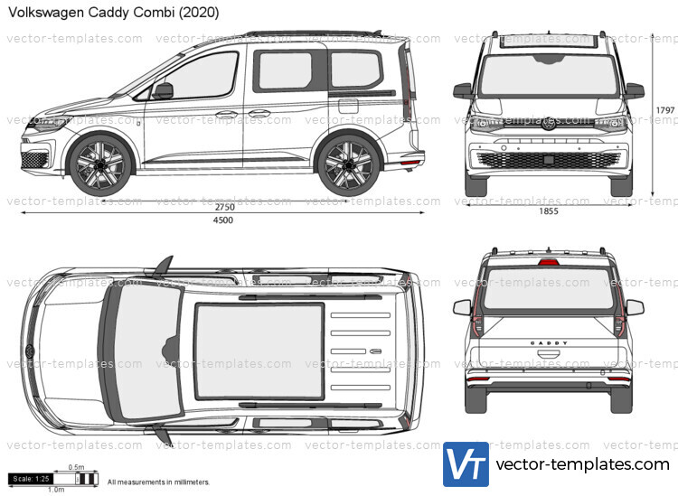 Templates - Cars - Volkswagen Combi