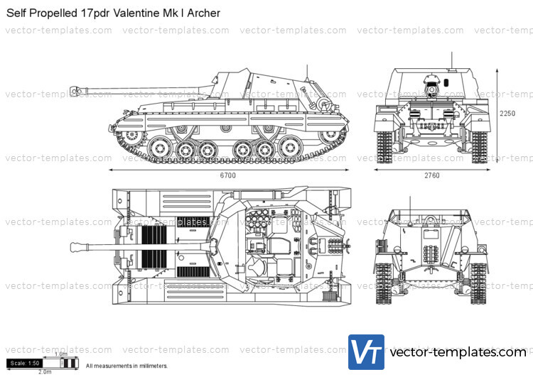 Self Propelled 17pdr Valentine Mk I Archer