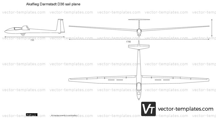 Akaflieg Darmstadt D36 sail plane