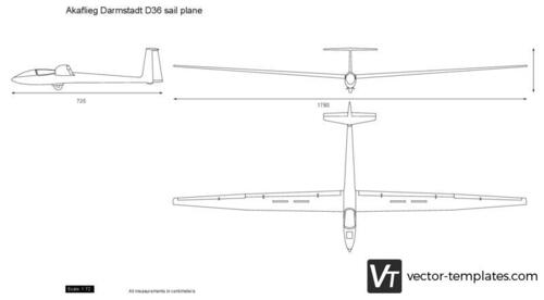 Akaflieg Darmstadt D36 sail plane