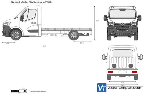 Renault Master SWB chassis