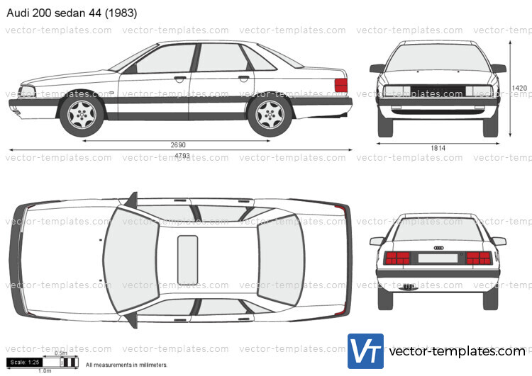 Audi 200 sedan 44