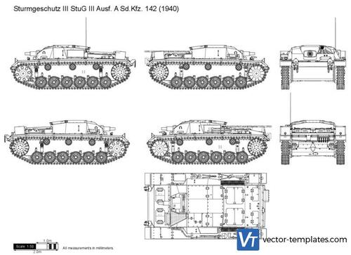 Sturmgeschutz III StuG III Ausf. A Sd.Kfz. 142