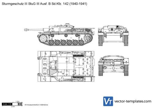 Sturmgeschutz III StuG III Ausf. B Sd.Kfz. 142