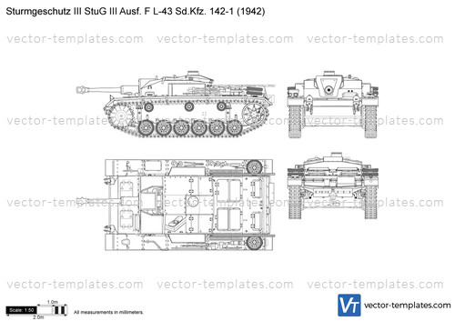 Sturmgeschutz III StuG III Ausf. F L-43 Sd.Kfz. 142-1