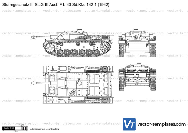 Sturmgeschutz III StuG III Ausf. F L-43 Sd.Kfz. 142-1