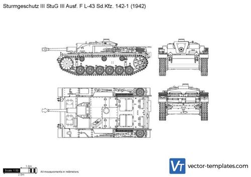 Sturmgeschutz III StuG III Ausf. F L-43 Sd.Kfz. 142-1